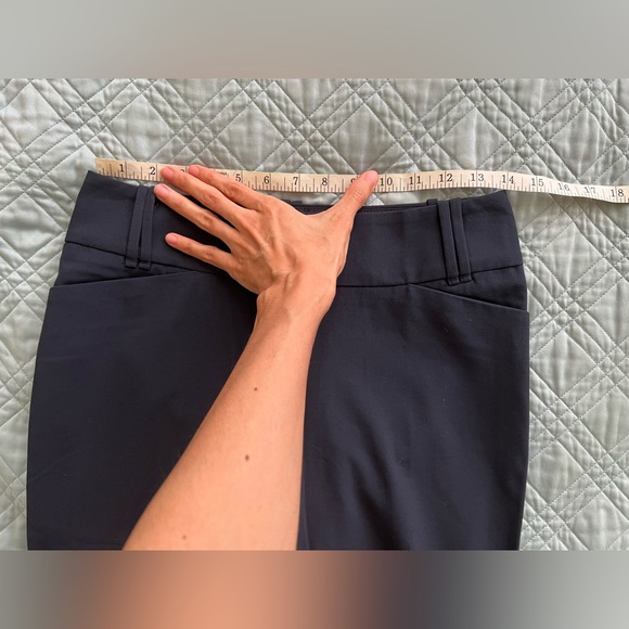 The Limited 2014 Cassidy Fit Boot Cut Navy Pants 0 XS Low Rise - Picture 9 of 11